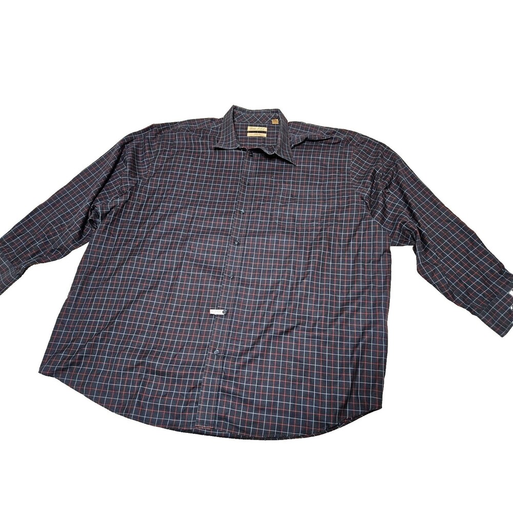 Roundtree & Yorke Men's Gold Label Long Sleeve Non-Iron Perfect Shirt Size 4XB